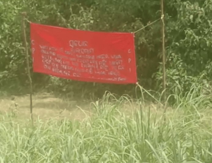 ନାରାୟଣପାଟଣାରେ ଲାଗିଲା ମାଓ ବ୍ୟାନର