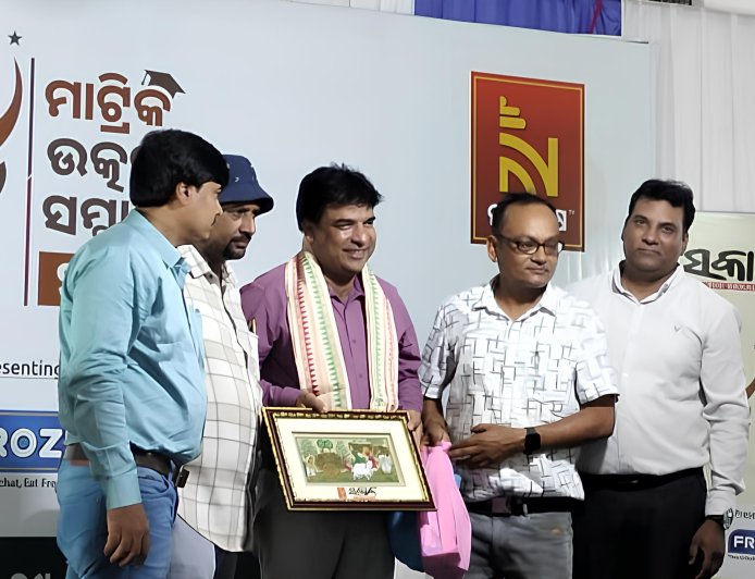 Dr.Rajesh Kumar Padhi Was Felicitated on the Eve 'Matric Uskarsha Sanman-2024'